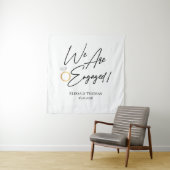 Tapiz We Are Engaged! Backdrop タペストリー (インサイチュ)