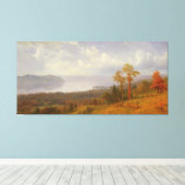 Tappen Zeeを横切って見るハドソンのビュー キャンバスプリント (インサイチュ (ウッドフロア))