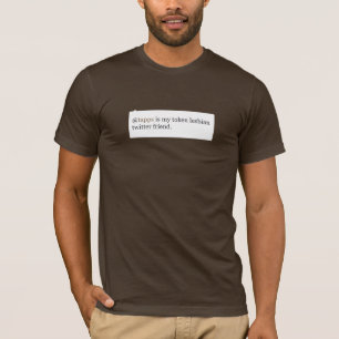 @tappsは私のトークンレズビアンのtwitterの友人です tシャツ
