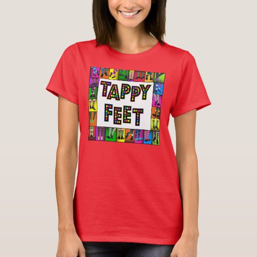 Tappyの足のTシャツ Tシャツ (正面)