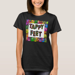 Tappyの足-タップダンスのTシャツ Tシャツ