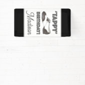 'Tappy'ハッピーバースデーBdayタップダンスシューズパーティー 横断幕 (インサイチュ)