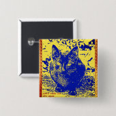 Tapuioのヒョウボタン 缶バッジ (正面&裏面)