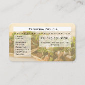 taqueria / restaurant editable card  名刺 (正面)