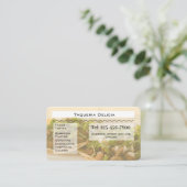 taqueria / restaurant editable card  名刺 (スタンド正面)