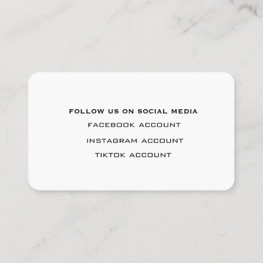 taqueria / restaurant editable card  名刺 (裏面)