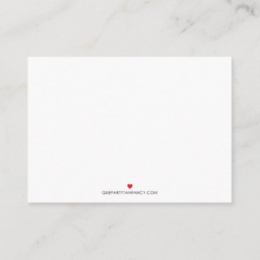 Taquero Muchoギフトエンクロージャー エンクロージャーカード (裏面)