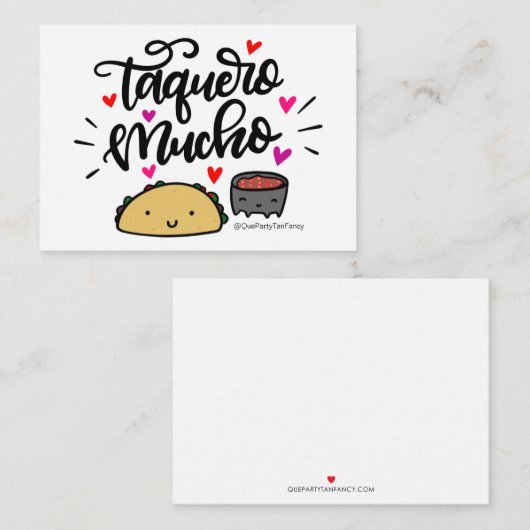 Taquero Muchoギフトエンクロージャー エンクロージャーカード (正面/裏面)