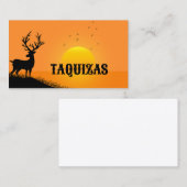 TAQUIZAS 名刺 (正面/裏面)