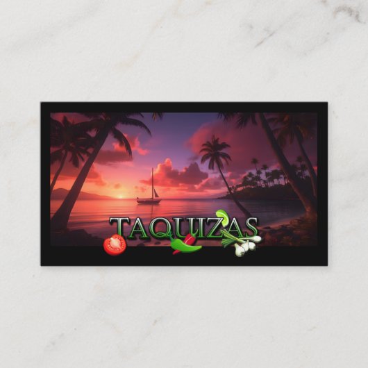 Taquizas 名刺 (正面)