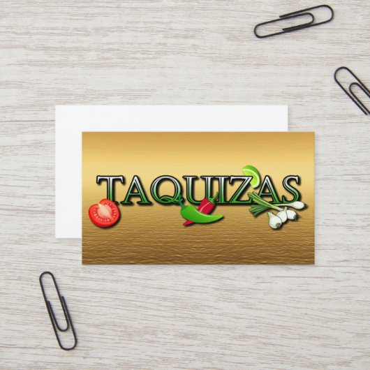 Taquizas 名刺 (正面/裏面インサイチュ)