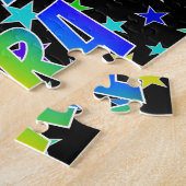 TARA名、おもしろい「ハッピーバースデー」 ジグソーパズル (側面)