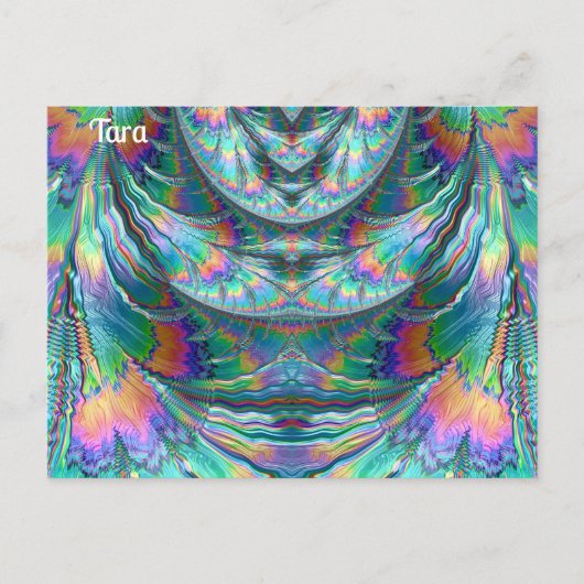 TARA ~注視パステル~ 3Dフラクタルデザイン~ ポストカード (正面)