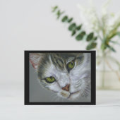 Tara - Cat Art ポストカード (スタンド正面)