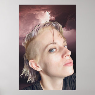 Tara Shannon Pink Clouds Thunderstormポスター ポスター