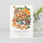 Taralli Dolci – Vintage Italian Dessert 招待状 (スタンド正面)