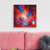 Tarantula Nebula赤外カラフル宇宙写真 キャンバスプリント (インサイチュ (リビング))