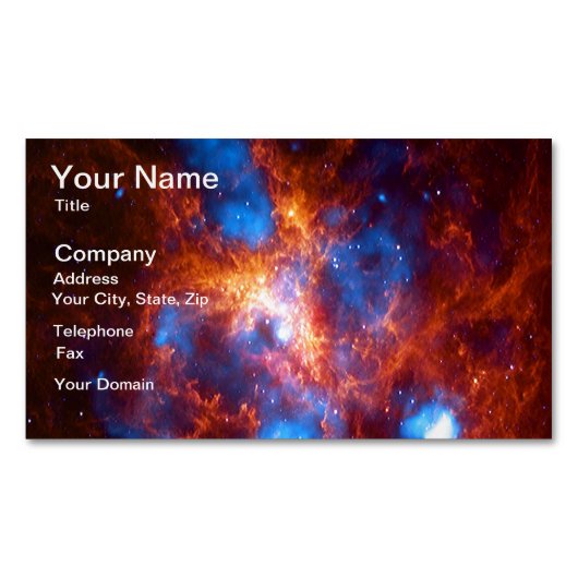 Tarantula Nebula マグネット名刺 (正面)