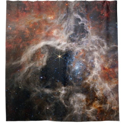 Tarantula Nebula James Webb telescope nasa stars s シャワーカーテン (正面)