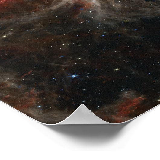 Tarantula Nebula Space Image ポスター (角)