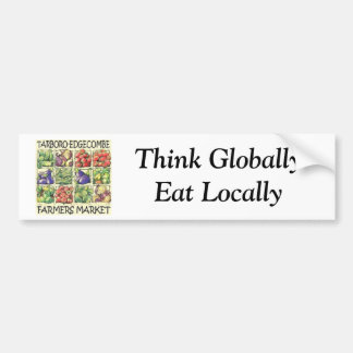 Tarboro-Edgecombeの農家の市場のバンパーステッカー バンパーステッカー