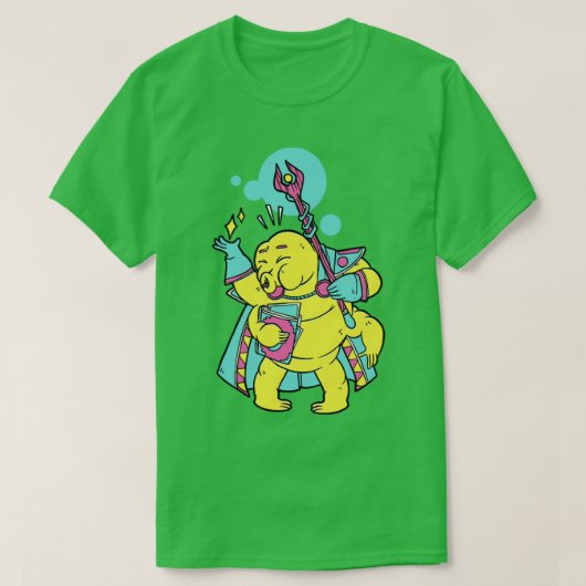 Tardigradeウィザード魔法RPG Tシャツ (デザイン正面)