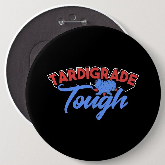 Tardigrade微生物学の水クマ科学マイクロビ 缶バッジ (正面&裏面)