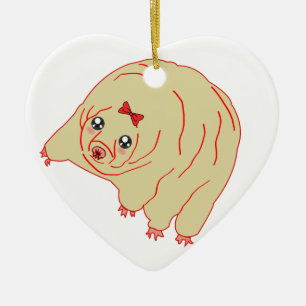 Tardigrade水くまのかわいい日本製アニメ セラミックオーナメント