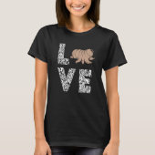 Tardigrade Love Science Microbiology Water Bear Tシャツ (正面)