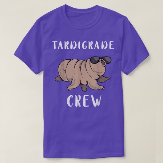 Tardigrade Science Microbiology Water Bear Team Cr Tシャツ (デザイン正面)