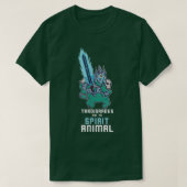Tardigrade Spirit Animal Microbiology Science Wate Tシャツ (デザイン正面)