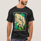 Tardigrade Water Bear Moss Piglet Micro Animal Col Tシャツ (正面)