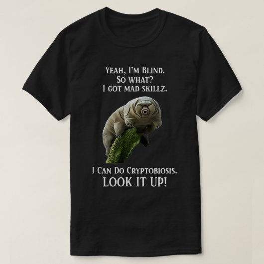 Tardigrade Water Bear Science Biology Gift Tシャツ (デザイン正面)