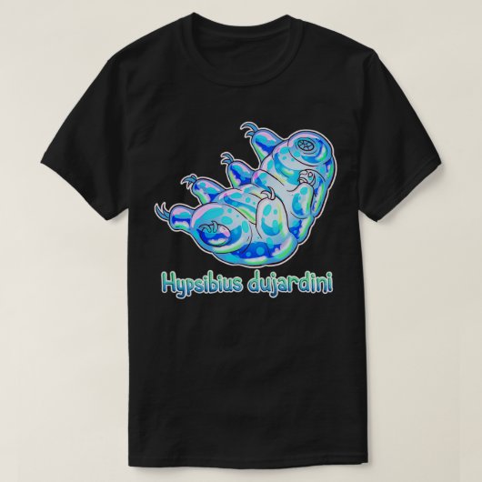 Tardigrade Water Bear Scientific Name Tシャツ (デザイン正面)