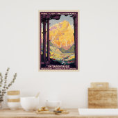 Tarentaise Valley Vanoise Massif France Vintage ポスター (キッチン)