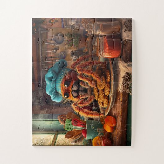 Tarentule Chef Pâtissière - Puzzle Délicieux ジグソーパズル (縦)