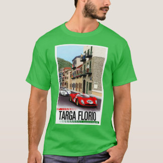 TARGA FLORIOヴィンテージグランプリ自動プリント Tシャツ