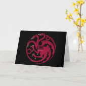 Targaryen Sigil – ファイア&ブラッド カード (黄色い花)