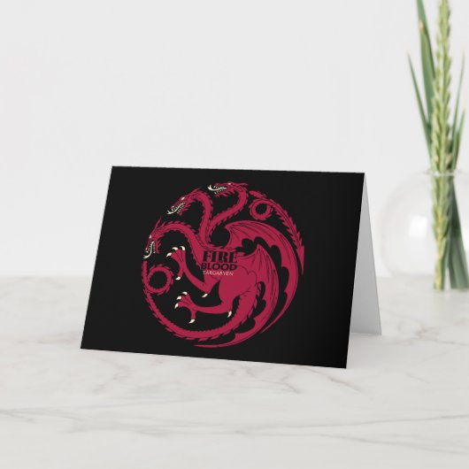 Targaryen Sigil – ファイア&ブラッド カード (正面)