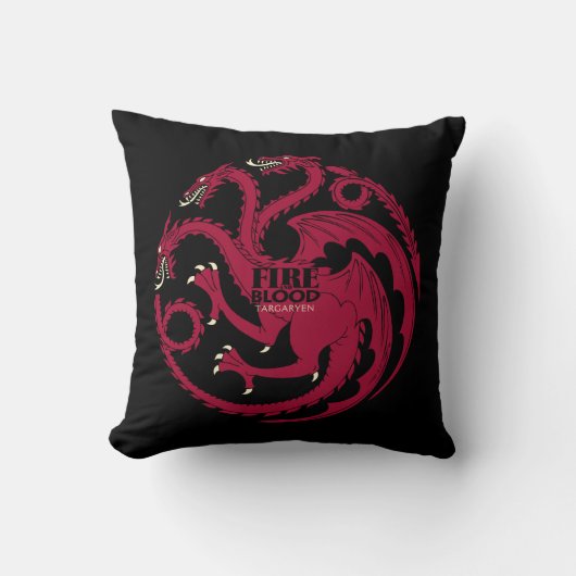 Targaryen Sigil – ファイア&ブラッド クッション (正面)