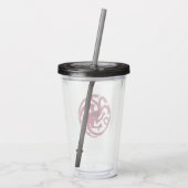 Targaryen Sigil - Fire & Blood アクリルタンブラー (裏面)