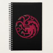 Targaryen Sigil - Fire & Blood プランナー手帳 (正面)