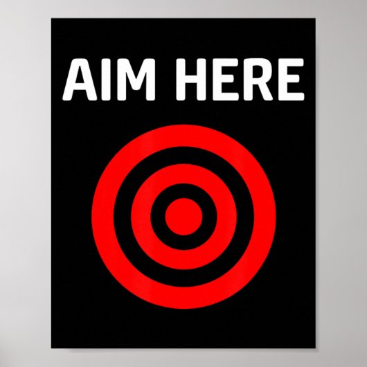 Target Aim Here ポスター (正面)