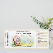 Target Archery Gift Ticket  招待状 (スタンド正面)
