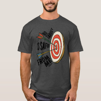Target arrow and bow sports shooter friends vintag tシャツ