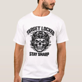 Target Locked Tactical Skull Tシャツ