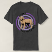 Target Lucky the Pizza Dog  Tシャツ (デザイン正面)