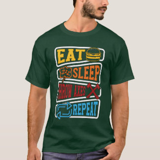 Target Sports Eat Sleephrow Aes Shooting Sports bo Tシャツ