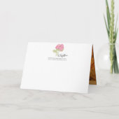 *'T'ariciバラ'デザイン，ありがとう シーズンカード (裏面)