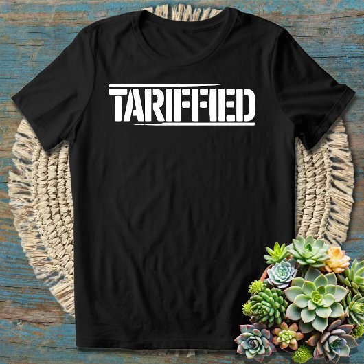 Tarifed – ユーモアおもしろい愛好家のための政治的な主張 tシャツ